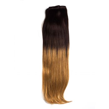 Extensii Clip-On Deluxe Ombre Ciocolatiu/Blond Miere ieftina