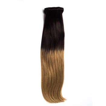 Extensii Clip-On Deluxe Ombre Saten Inchis/Blond Aluna de firma originala