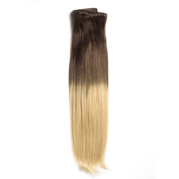 Extensii Clip-On Deluxe Ombre Saten Natural/Blond de firma originala