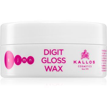 Kallos KJMN Digit Gloss Wax ceara de texturare pentru un par stralucitor si catifelat ieftina