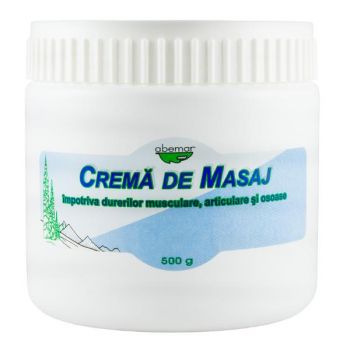 Crema de Masaj pentru Dureri Musculare, Articulare si Osoase Abemar Med, 500g