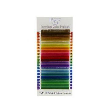 Extensii de gene IBeauty Color Mix D 0.10 de firma originale