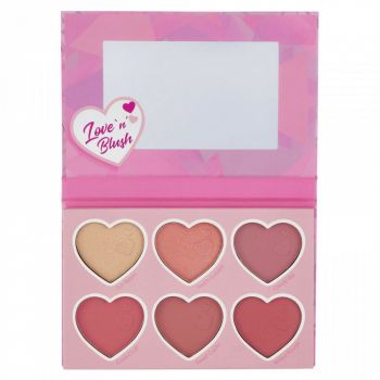 Paleta Farduri Pentru Obraz SUNKISSED Love  n  Blush Palette, 6 x 4.2 g