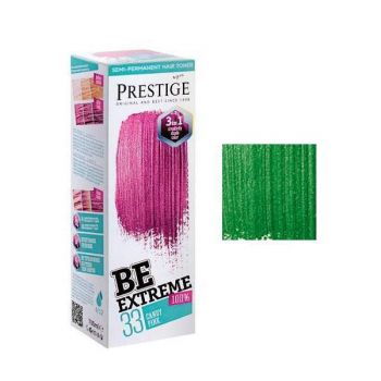 Vopsea de Par Semi-Permanenta Rosa Impex BeExtreme Prestige VIP's, nuanta BE50 Wild Green, 100ml de firma originala