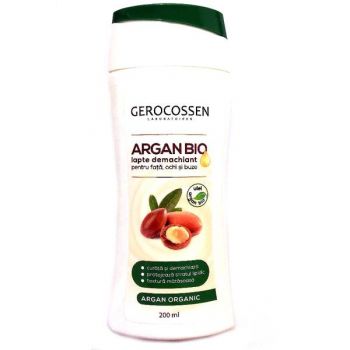Lapte Demachiant Argan Bio Gerocossen, 200 ml