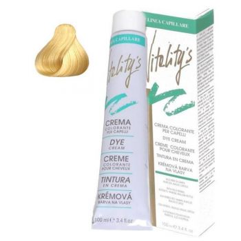 Crema Coloranta Permanenta - Vitality's Linea Capillare Dye Cream, nuanta 10/0 Platinum Blonde, 100ml