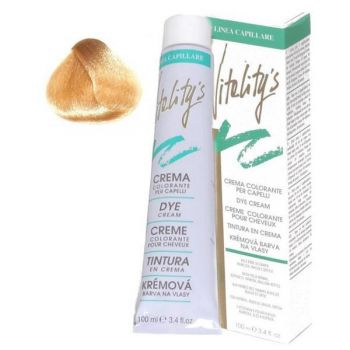 Crema Coloranta Permanenta - Vitality's Linea Capillare Dye Cream, nuanta 9/32 Honey Blond, 100ml