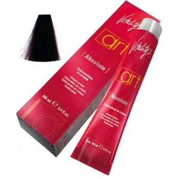 Vopsea Crema Permanenta - Vitality's Art Absolute Colour Cream, nuanta 4/85 Night Red, 100ml