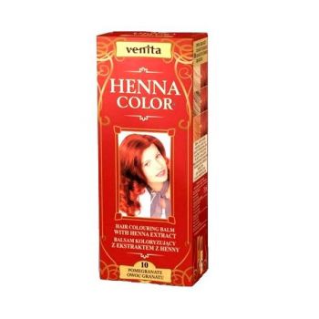 Balsam Colorant cu Extract de Henna Henna Sonia, Nr.10 Rosu Rodie 75 ml de firma original