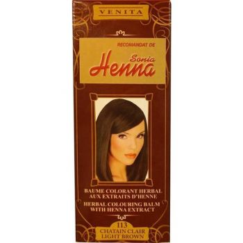 Balsam Colorant cu Extract de Henna Henna Sonia, Nr.113 Saten Deschis 75 ml de firma original