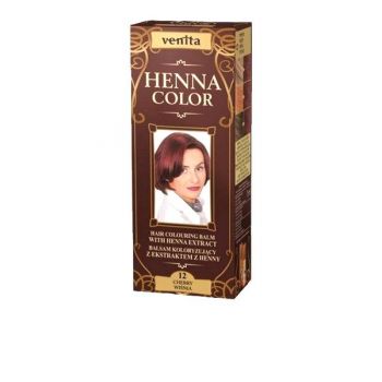 Balsam Colorant cu Extract de Henna Henna Sonia, Nr.12 Cherry 75 ml ieftin