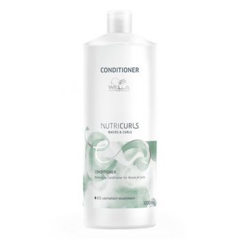 Balsam de Descurcare pentru Par Cret si Ondulat - Wella Professionals Nutricurls Detangling Conditioner for Waves and Curls, 1000ml