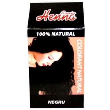 Colorant Natural Henna Sonia, Negru, 100 g ieftina