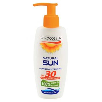 Lotiune cu Protectie Solara SPF30 Gerocossen Natural Sun, 200 ml la reducere