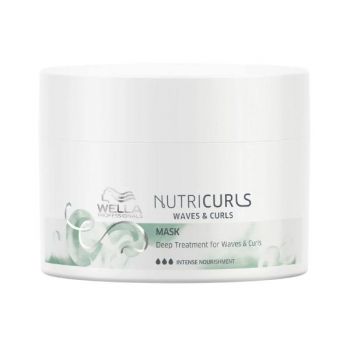 Masca Tratament pentru Par Cret si Ondulat - Wella Professionals Nutricurls Mask Deep Treatment for Waves & Curls, 150ml