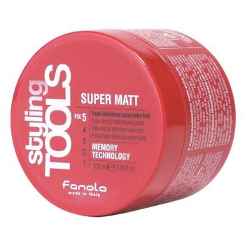 Pasta Mata pentru Definire cu Fixare Extra Puternica - Fanola Styling Tools Super Matte Extra Strong Matt Shaping Paste, 100ml