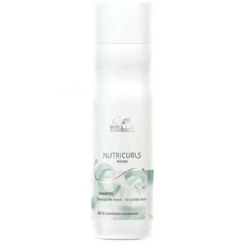 Sampon pentru Par Ondulat - Wella Professionals Nutricurls Shampoo for Waves, 250ml