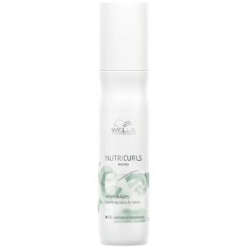 Spray Nutritiv pentru Par Ondulat - Wella Professionals Nutricurls Milky Waves Nourishing Spray for Waves, 150ml