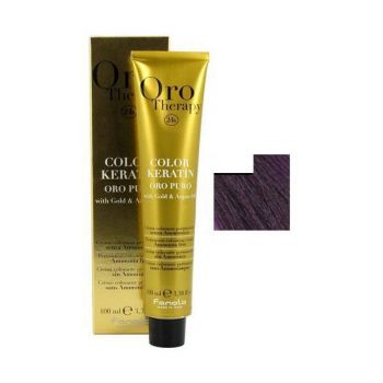 Vopsea Demi-permanenta Fanola Oro Therapy Color Keratin Violet - Corector Violet, 100ml de firma originala