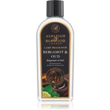 Ashleigh & Burwood London Lamp Fragrance Bergamot & Oud rezervă lichidă pentru lampa catalitică