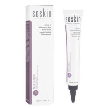Crema de noapte corectoare Soskin Glyco-C Pigment wrinkle corrective care 50ml
