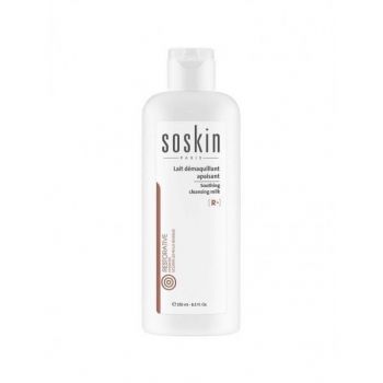 Soothing cleansing milk dry & sensitive skin Soskin 250ml ieftin