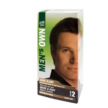 Vopsea par barbati, Men's Own Dark Blond, Hennaplus, 80 ml de firma originala