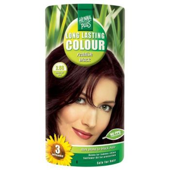 Vopsea par, Long Lasting Colour, 2.66 Reddish Black, Hennaplus ieftina