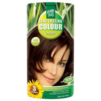 Vopsea par, Long Lasting Colour, 4.56 Auburn, Hennaplus de firma originala