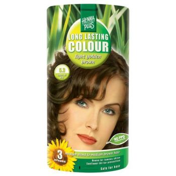 Vopsea par, Long Lasting Colour, 5.3 Light Golden Brown, Hennaplus