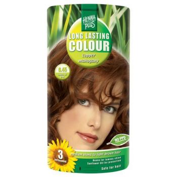 Vopsea par, Long Lasting Colour, 6.45 Copper Mahogany, Hennaplus ieftina