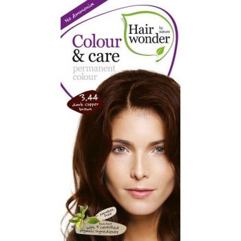 Vopsea par naturala, Colour & Care, 3.44 Dark Cooper Brown, Hairwonder