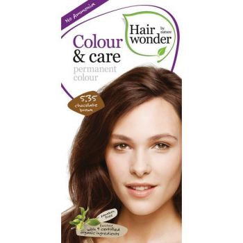 Vopsea par naturala, Colour & Care, 5.35 Chocolate Brown, Hairwonder de firma originala