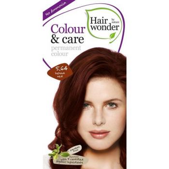 Vopsea par naturala, Colour & Care, 5.64 Henna Red, Hairwonder ieftina