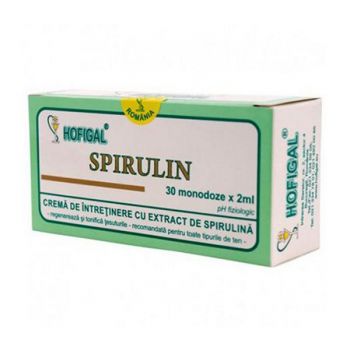 Crema Spirulin Hofigal, 30 monodoze ieftina