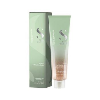 Exfoliant Delicat Antimatreata - Alfaparf Milano Semi Di Lino Scalp Rebalance Gentle Exfoliating Scrub, 150ml