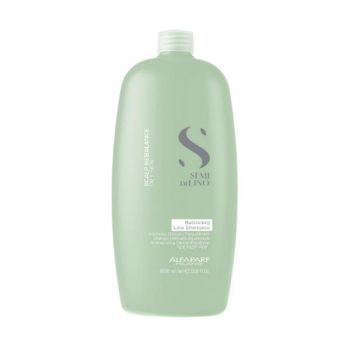 Sampon Echilibrant Anti-Sebum - Alfaparf Milano Semi Di Lino Scalp Rebalance Balancing Low Shampoo, 1000 ml