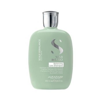 Sampon Echilibrant Anti-Sebum - Alfaparf Milano Semi Di Lino Scalp Rebalance Balancing Low Shampoo, 250ml