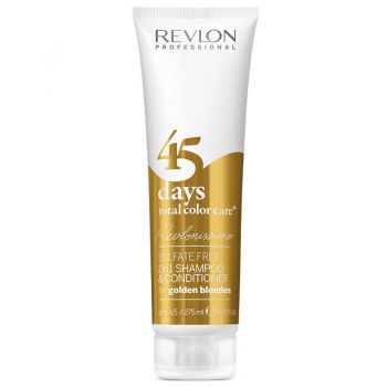 2in1 Sampon si Balsam - Revlon Professional 45 Days Total Color Care Golden Blondes 275 ml
