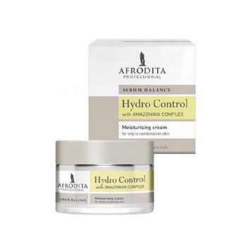 Crema Hidratanta Seboreglatoare - Cosmetica Afrodita HydroControl Moisturising Cream, 50 ml