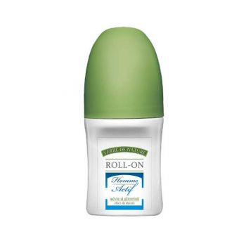 Deodorant Roll-On cu Salvie si Glicerina Verre de Nature Homme Actif Manicos, 50ml
