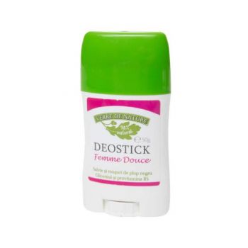 Deodorant Stick cu Salvie si Plop Negru Verre de Nature Femme Douce Manicos, 50g ieftin