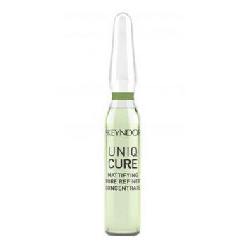 Fiole Matifiante - Skeyndor Uniqcure Mattifying Pore Refiner Concentrate, 7 fiole x 2 ml ieftin