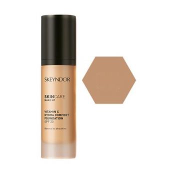 Fond de Ten Hidratant - Skeyndor Vitamin C Hydra Comfort Foundation, nuanta 02, 30ml