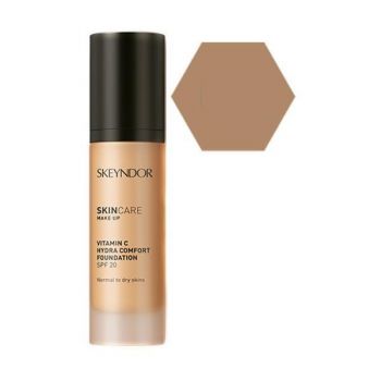 Fond de Ten Hidratant - Skeyndor Vitamin C Hydra Comfort Foundation, nuanta 04, 30ml