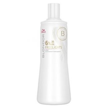 Oxidant - Wella Professionals Blondor Freelights Developer, 6% - 20 Vol, 1000 ml