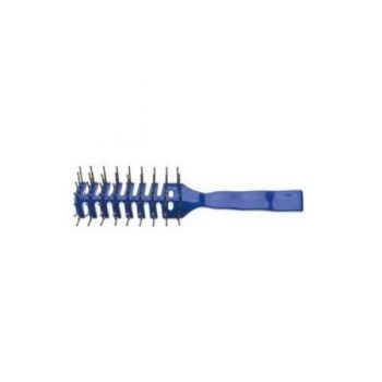 Pieptene din plastic pentru frizerie/coafura /barber culoare albastru - Sinelco