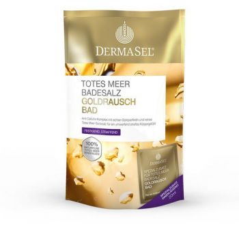 Sare de baie, cu aur, Dermasel, 400 gr = 20 ml