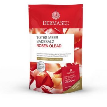 Sare de baie, cu ulei de trandafir, Dermasel, 400 gr