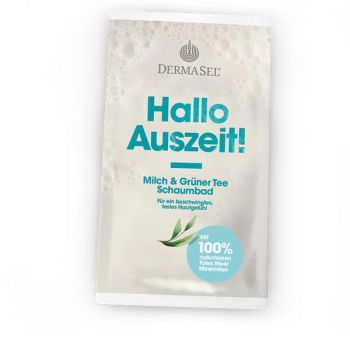 Spuma de baie cu Lapte, Ceai verde, Dermasel, 40 ml Spuma de baie cu Lapte, Ceai verde, Dermasel, 40 ml